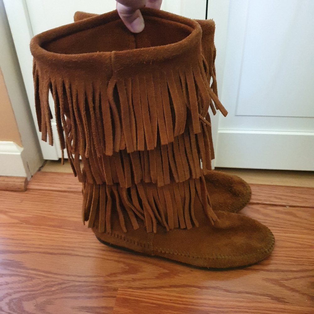 Minnetonka 3-Layer Fringe Boot - image 2